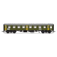 Hornby OO Scale, R40008 BR Mk1 SK Second Corridor Ballast Cleaner Train Staff Coach DB975804, BR Departmental Olive Green Livery small image