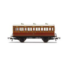 Hornby OO Scale, R40116A LB&SCR Four Wheel Third 881, LB&SCR Lined Mahogany Livery small image