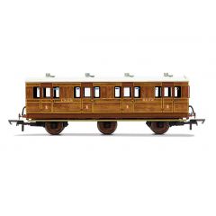 Hornby OO Scale, R40127 LNER Six Wheel First 4172, LNER Teak Livery small image