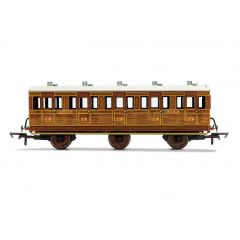 Hornby OO Scale, R40128A LNER Six Wheel Third 4142, LNER Teak Livery small image