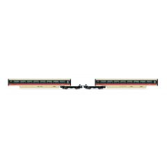 Hornby OO Scale, R40209 BR Class 370 'APT' Advanced Passenger Train TS Trailer Second 48201 & 48202, BR APT InterCity Livery small image