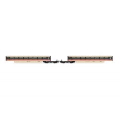 Hornby OO Scale, R40212A BR Class 370 'APT' Advanced Passenger Train TF Trailer First 48503 & 48504, BR APT InterCity Livery small image