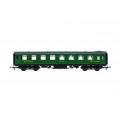 Hornby OO Scale, R40221 SR Maunsell Dining Saloon Third/Composite 'Restaurant Car' 7844, SR Maunsell Olive Green Livery small image