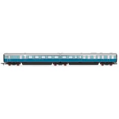 Hornby OO Scale, R40223 LNER LNER Coronation Coach Articulated Unit Third Brake & Third Kitchen Coaches, LNER Silver & Blue Livery small image