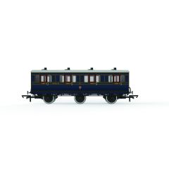 Hornby OO Scale, R40296 S&DJR Six Wheel First 3, S&DJR Lined Blue Livery small image