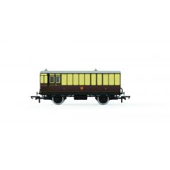 Hornby OO Scale, R40310 GWR Four Wheel Brake Third 505, GWR Chocolate & Cream Livery small image