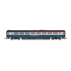 Hornby OO Scale, R40389 BR Mk3 TRUB Trailer Restaurant Unclassified Buffet (HST) 40330, Coach K, BR Blue & Grey (InterCity) Livery small image