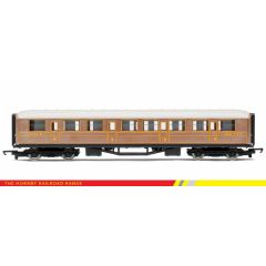 Hornby RailRoad OO Scale, R4332 LNER Gresley 61' 6" Composite Corridor 22357, LNER Teak Livery small image