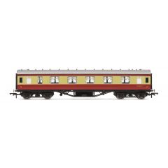 Hornby OO Scale, R4447B BR (Ex LMS) Stanier 57' Period III First Corridor M1047M, BR Crimson & Cream Livery small image