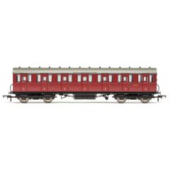Hornby OO Scale, R4519B BR (Ex LNER) Gresley 51' Suburban Non-Vestibuled First E81032E, BR Maroon Livery small image