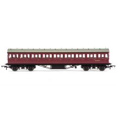 Hornby OO Scale, R4690 BR (Ex LMS) Stanier 57' Period III Third Non-Corridor M11912M, BR Maroon Livery small image