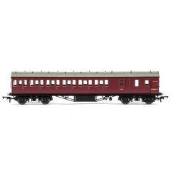 Hornby OO Scale, R4691 BR (Ex LMS) Stanier 57' Period III Brake Third Non-Corridor M20787M, BR Maroon Livery small image