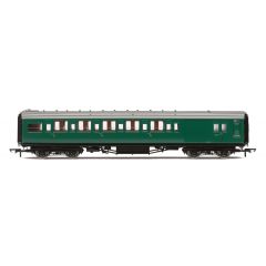 Hornby OO Scale, R4838 BR (Ex SR) Maunsell Six Compartment Brake Second Corridor (High Windows) S2764S, Set 230, BR Green Livery small image
