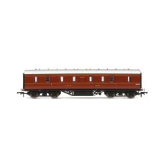 Hornby OO Scale, R4843 LMS Stanier 50' Period III Full Brake 31010, LMS Crimson Lake Livery small image