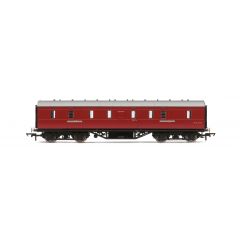 Hornby OO Scale, R4844 BR (Ex LMS) Stanier 50' Period III Full Brake M31137M, BR Maroon Livery small image