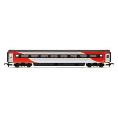 Hornby OO Scale, R4931E LNER (2018+) Mk3 TS Trailer Standard (Open) (HST) 42191, Coach E, LNER (2018+) Red & Silver Livery small image