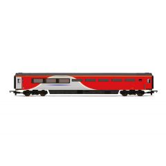 Hornby OO Scale, R4932B LNER (2018+) Mk3 TRFB Trailer Restaurant First Buffet (HST) 40702, Coach J, LNER (2018+) Red & Silver Livery small image