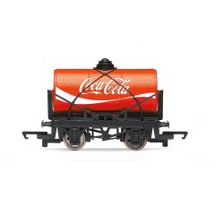 Hornby OO Scale, R60012 Private Owner 14T Tank Wagon 'Coca-Cola', Red Livery small image