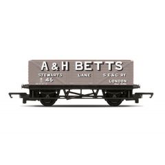 Hornby RailRoad OO Scale, R60049 Private Owner LWB Open Wagon 45, 'A&H Betts', Grey Livery small image