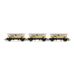 Hornby OO Scale, R60065 BR HAA Hopper 354496, 354497 & 354499, BR Railfreight Coal Sector Livery Three Wagon Pack small image