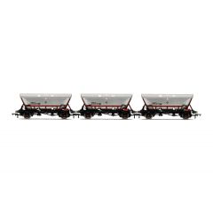 Hornby OO Scale, R60069 EWS (Ex BR) HFA Hopper 354248, 354249, & 354250, EWS Livery Three Wagon Pack small image