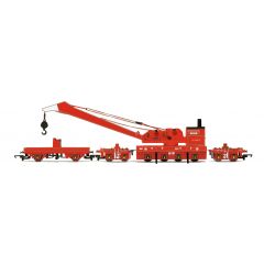 Hornby OO Scale, R60077 BR 35T Breakdown Crane, BR Red Livery small image