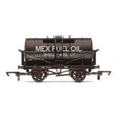Hornby OO Scale, R60120 Private Owner 14T Tank Wagon 1244, 'Mex Fuel Oil, Shell-Mex Ltd', Black Livery small image
