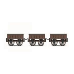 Hornby OO Scale, R60164 L&MR Coal Wagon, L&MR Brown Livery small image