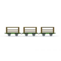 Hornby OO Scale, R60166 L&MR Horse Wagon, L&MR Green Livery small image