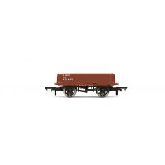 Hornby OO Scale, R60188 LMS 3 Plank Wagon 472867, LMS Bauxite Livery small image