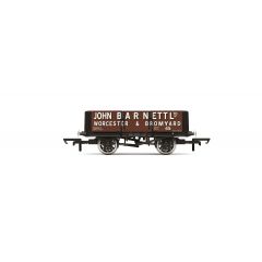Hornby OO Scale, R60191 Private Owner (Ex GWR) 4 Plank Wagon 45, 'John Barnett Ltd', Brown Livery small image