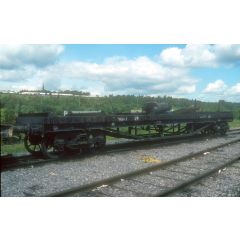 Hornby OO Scale, R60212 BR 30T Bogie Bolster C Wagon W32798, BR Grey Livery small image