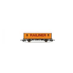 Hornby OO Scale, R60216 Private Owner PVA Van, 'Railiner', Orange Livery small image