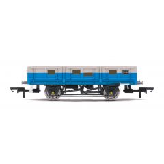 Hornby OO Scale, R60223 Private Owner (Ex BR) ZBA 'Rudd' Wagon DB972606, 'ex-Balfour Beatty', Blue & White Livery small image