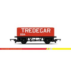Hornby RailRoad OO Scale, R6370 Private Owner LWB Open Wagon 5014, 'Tredegar', Red Livery small image