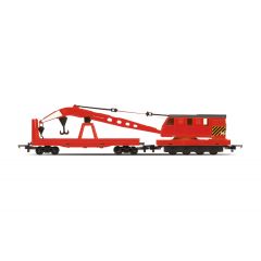 Hornby RailRoad OO Scale, R6881 BR 35T Breakdown Crane BR Engineers Red Livery small image