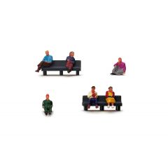 Hornby OO Scale, R7119 Sitting People small image