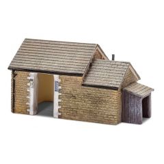 Hornby Skaledale OO Scale, R7272 Stone Bus Stop small image