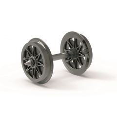 Hornby OO Scale, R8100 Metal Split Spoked Wagon Wheels small image