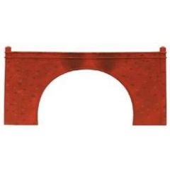 Hornby Skaledale OO Scale, R8512 Tunnel Portals, Double Track, Brick small image