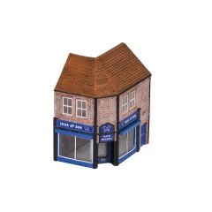 Hornby Skaledale OO Scale, R9845 The Corner Butcher's Shop, 'Isles and Son, Family Butchers' small image