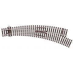 Peco OO Scale, SL-U76 OO/HO Streamline Code 100 Unifrog Curved Small Right Hand Tunout small image