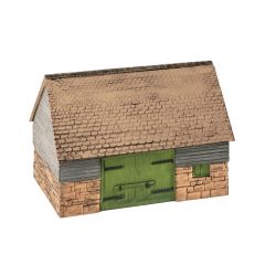 Wills Kits OO Scale, SS30 Stone and Timber Barn small image
