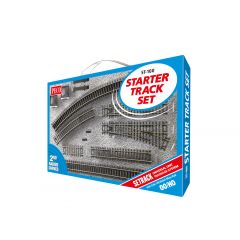 Peco OO Scale, ST-100 OO/HO Setrack Code 100 Starter Track Set with 2nd Radius Curves small image