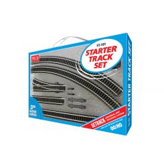 Peco OO Scale, ST-101 OO/HO Setrack Code 100 Starter Track Set with 3rd Radius Curves small image
