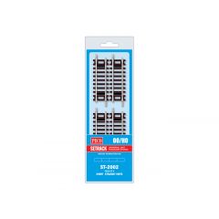Peco OO Scale, ST-2002 OO/HO Setrack Code 100 Short Straight (Pack of 4 x ST-202) small image