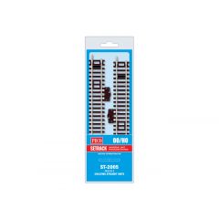 Peco OO Scale, ST-2005 OO/HO Setrack Code 100 Standard Straight Isolating (Pack of 2 x ST-205) small image
