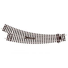 Peco OO Scale, ST-244 OO/HO Setrack Code 100 Curved Right Hand Turnout small image