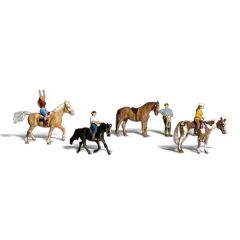 Woodland Scenics N Scale, WA2159 Horseback Riders small image