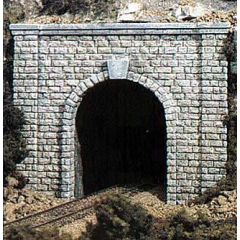 Woodland Scenics HO Scale, WC1253 Tunnel Portals, Cut Stone, Single Track small image